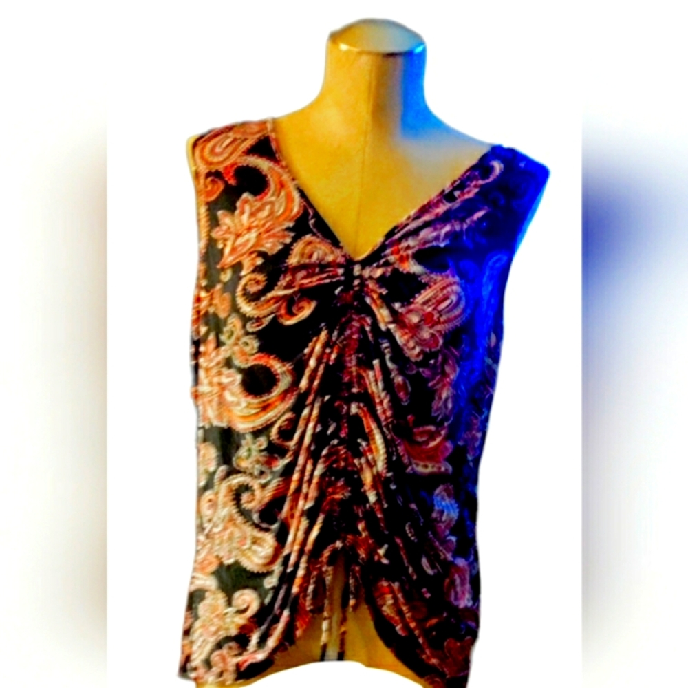 Top with ruching
